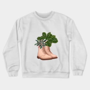 Shoes full of plants Crewneck Sweatshirt